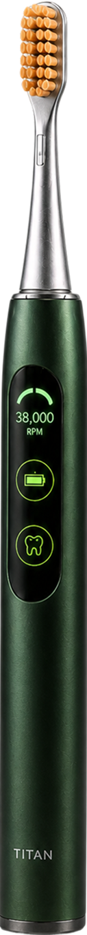 Titan toothbrush in Army green finish