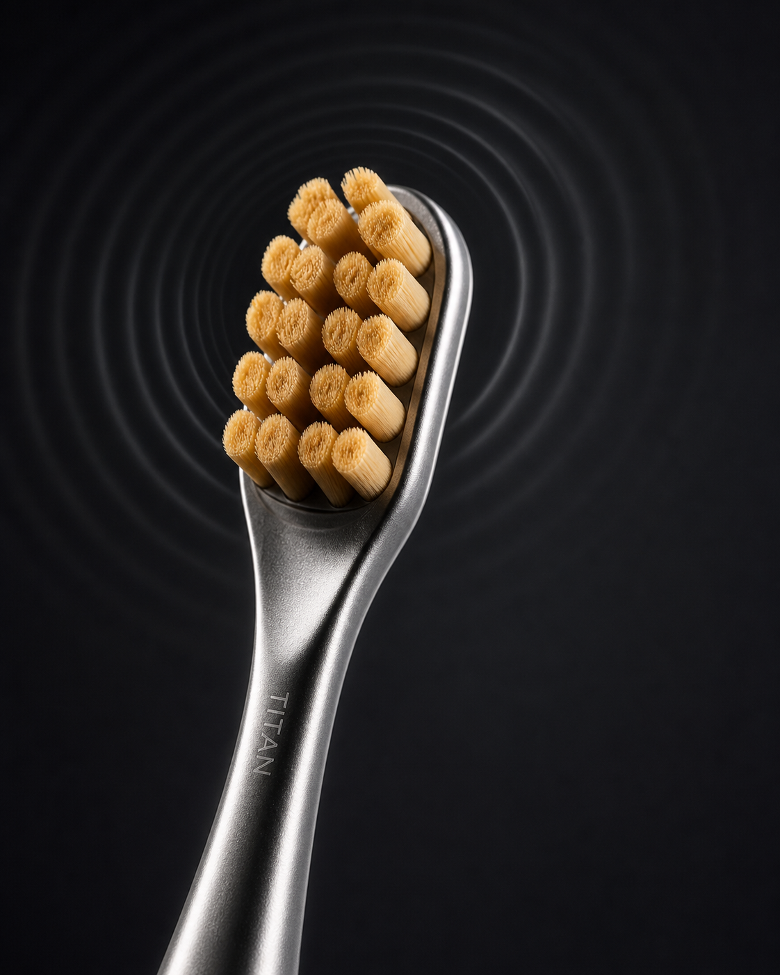 Titan replacement brush head with sonic ripple detail